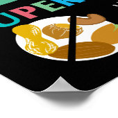 Voedingsallergie Superheld No Nuts Allowed Boys Poster (Hoek)