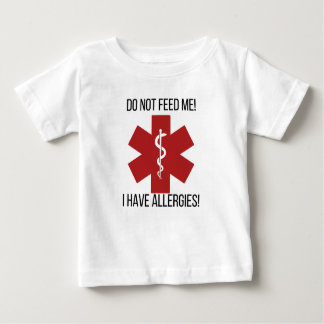 Voedingsallergieën voor peuter- en baby-T-shirt