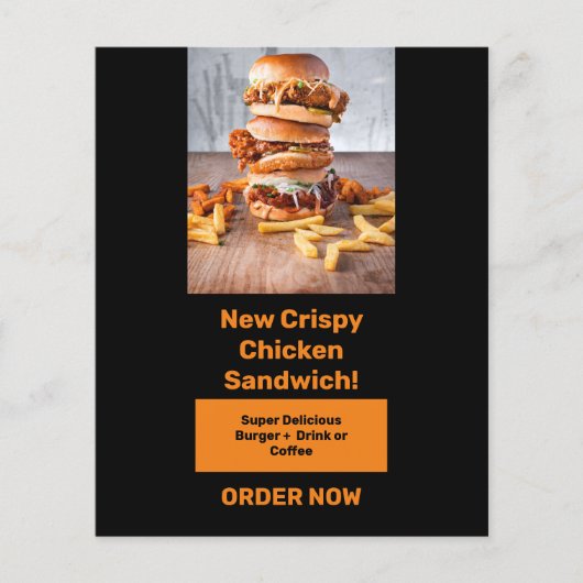 Voedingsbanner om aandacht voor de chauffeur te pr flyer (Voorkant)