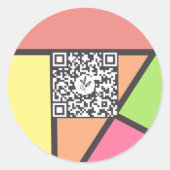 Voedingsbeheersing Ronde Sticker (Voorkant)