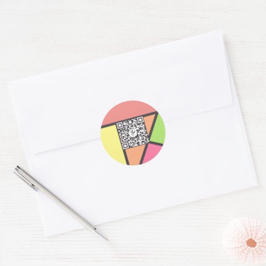 Voedingsbeheersing Ronde Sticker (Envelop)