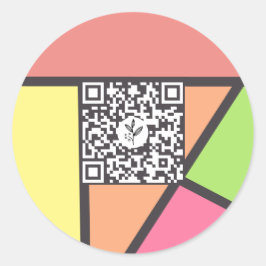 Voedingsbeheersing Ronde Sticker