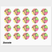 Voedingsbeheersing Ronde Sticker (Vel)