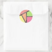 Voedingsbeheersing Ronde Sticker (Tas)