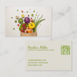 🥑 Voedingscoach Gepersonaliseerd QR Visitekaartje