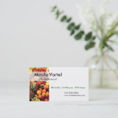 Voedingscoach, gezond, gewichtsverlies visitekaartje (Staand voorkant)