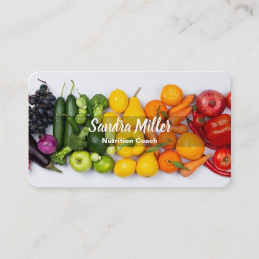 Voedingscoach Visitekaartje (Voorkant)