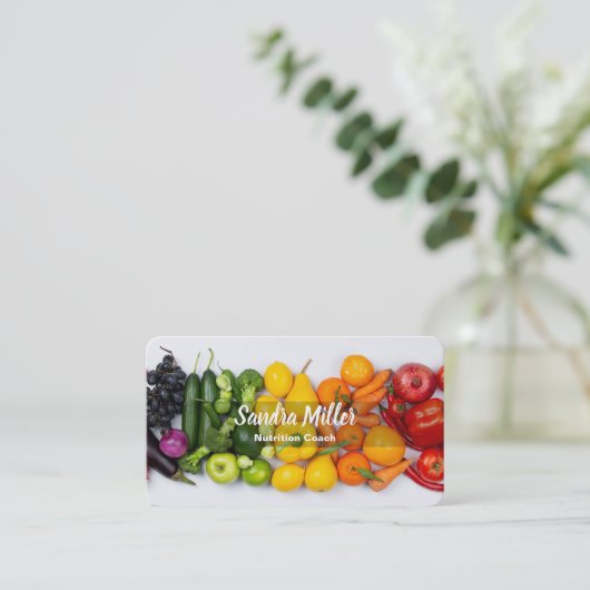 Voedingscoach Visitekaartje (Staand voorkant)