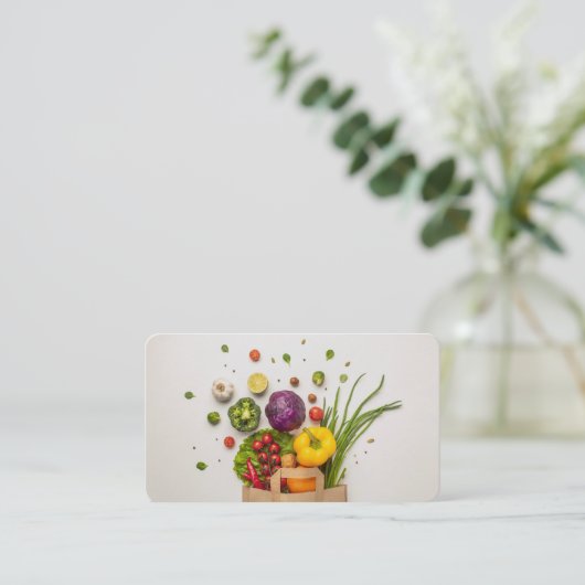 Voedingscoach Visitekaartje (Staand voorkant)