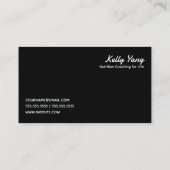 🥕 Voedingscoach Voedingsdeskundige Visitekaartje (Achterkant)