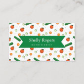 Voedingsdeskundige Diëtist Gezond Dieet Gewichtsve Visitekaartje (Voorkant)