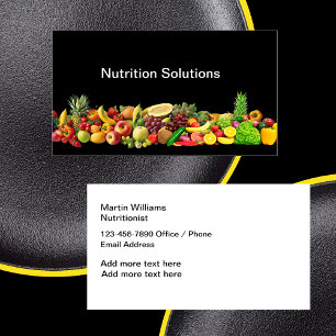 Voedingsdeskundige diëtist nieuwe Visitekaartjes