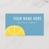 Voedingsdeskundige Diëtiste Citrus Citrus Social M Visitekaartje (Voorkant)