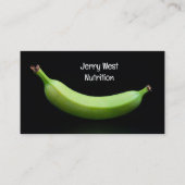 🍌 Voedingsdeskundige Foodie Custom QR Visitekaartje (Voorkant)