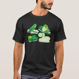 Voedingsdeskundige Komkommer voor Diëtist en Vegan T-shirt