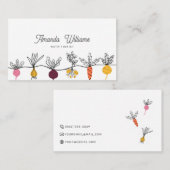 Voedingsdeskundige Personal Chef Minimalist Cool V Visitekaartje (Voorkant / Achterkant)