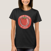 Voedingsdeskundige Tomaat Fruit Groente Dietist en T-shirt (Voorkant)