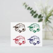 Voedingseenheden met vier kleuren briefkaart (Staand voorkant)