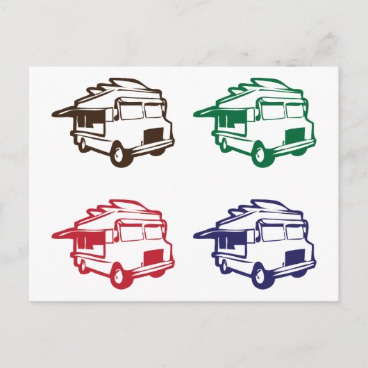 Voedingseenheden met vier kleuren briefkaart (Voorkant)