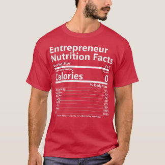 Voedingsfactoren Succesvolle motivatie van de Entr T-shirt