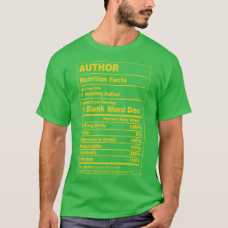Voedingsfeiten AU T-shirt