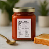 voedingsfeiten Ingrediënt Etiket op voedingsmidde