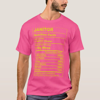Voedingsfeiten Janitor T-shirt