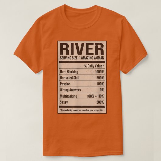 Voedingsfeiten Naam Nickname Alias Titel Fr T-shirt (Design voorkant)