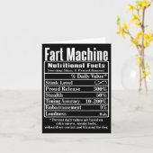 Voedingsfeiten Scheetmachine Vadergrappen Funny Fa Kaart (Gele Bloem)