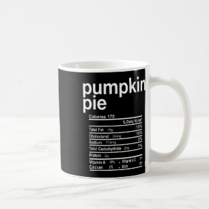 Voedingsfeiten voor Pompoentaart Grappige Thanksgi Koffiemok