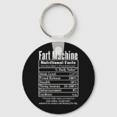Voedingsfeiten Winkelwagen Machine Dad Jokes Funny Sleutelhanger (Voorkant)
