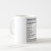 Voedingsffecten voor 1L Koffiemok (Voorkant links)