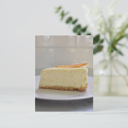 Voedingsfotografie Oranje kaasdop Briefkaart (Staand voorkant)