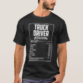 Voedingsgegevens vrachtwagenchauffeur t-shirt (Voorkant)