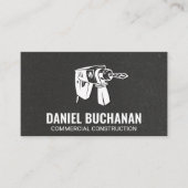 Voedingsgereedschap | Getextureerde muur en hout Visitekaartje (Voorkant)