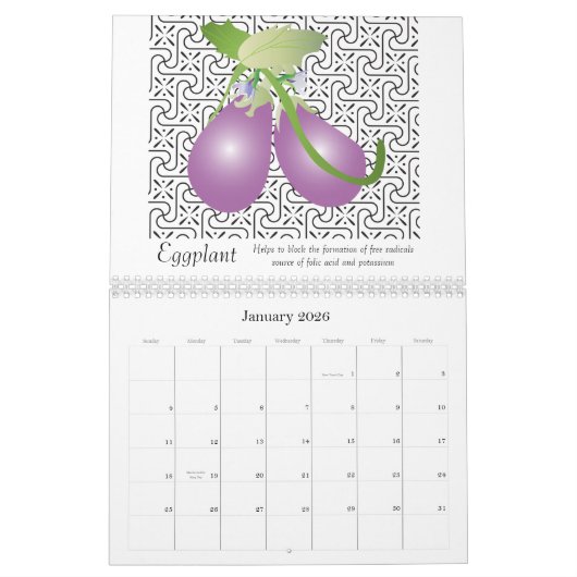 Voedingsgroenten 2011 kalender (Jan 2026)