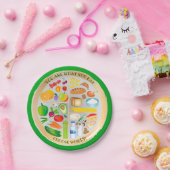 Voedingsgroepen Gezonde levensmiddelen Papieren Bordje (Feest)