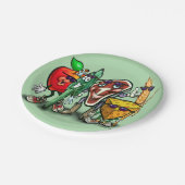 Voedingsgroepen Papieren Bordje (Gekanteld)