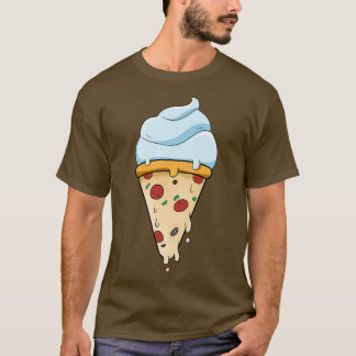 Voedingsijs en pizza t-shirt