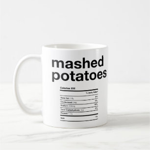 Voedingsinformatie voor Gepureerde Aardappelen Koffiemok