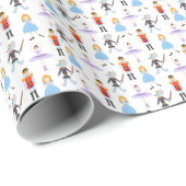 Voedingskraaktekens Cadeaupapier (Rol Hoek)