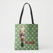 Voedingskraker en Snowflakes Tote Bag (Voorkant)