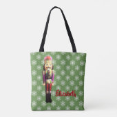 Voedingskraker en Snowflakes Tote Bag (Achterkant)