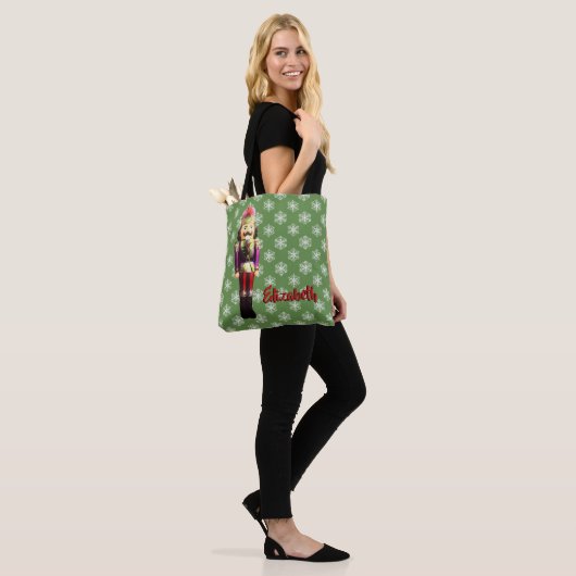 Voedingskraker en Snowflakes Tote Bag (Op model)
