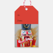 Voedingskraker met snoepsnoeren cadeaulabel (Achterkant)