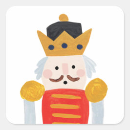 Voedingskraker Vierkante Sticker