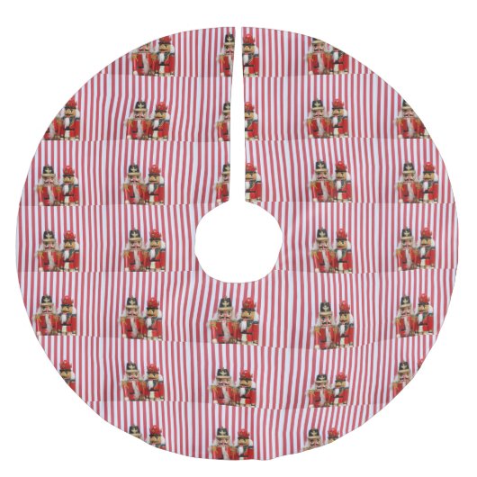 Voedingskrakers op strepen kerstboom rok (Voorkant)