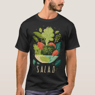 Voedingskundige salade voor diëtist en veganist 2 t-shirt