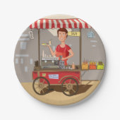 Voedingsleer Papieren Bordje (Voorkant)