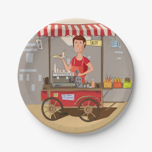 Voedingsleer Papieren Bordje (Voorkant)